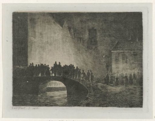 Fire in Delft, 1847