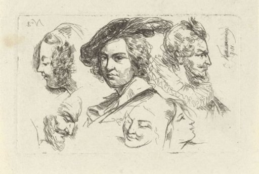 Study sheet with six heads