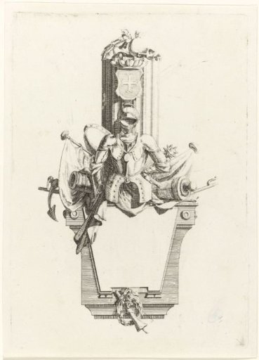 Monumental tomb with the coat of arms of Bentinck