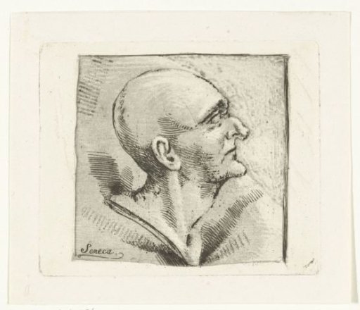 Portrait of philosopher, statesman and playwright Lucius Annaeus Seneca