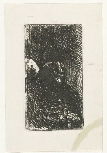 Seated old man