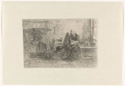 Interior with an Old Woman