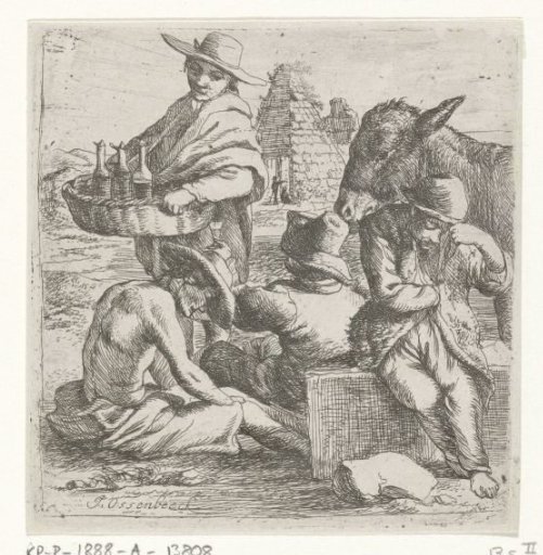 The gin seller and the three beggars