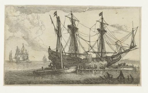 Repairs to the hull of a ship