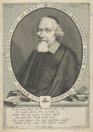 Portrait of Casparus Keidtwerdius