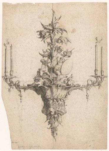 Chandelier with Putti