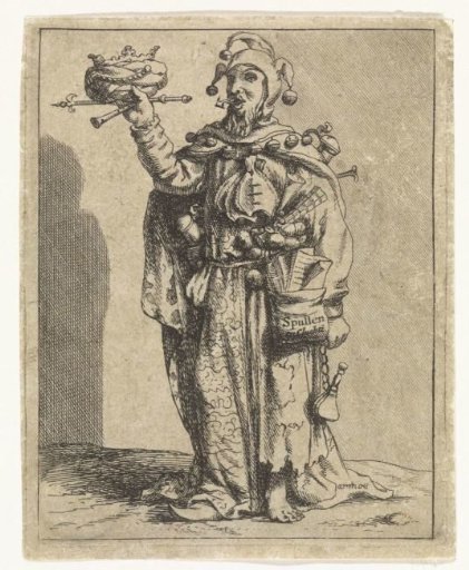 Jester with Crown and Flute