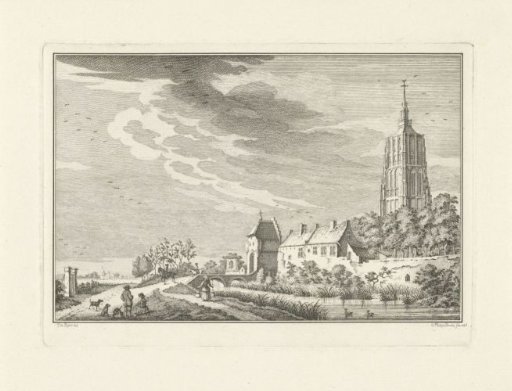 View of the Heukelumse Poort in Asperen