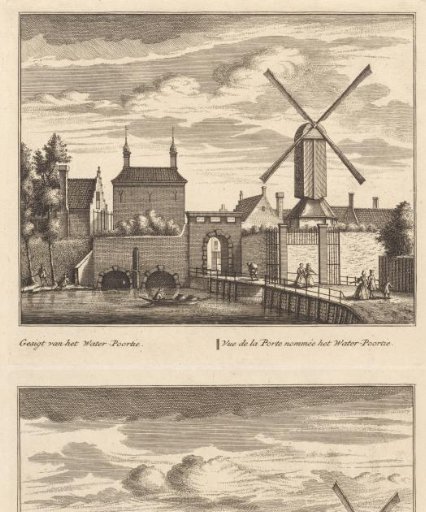 Two Views of Alkmaar with City Gates