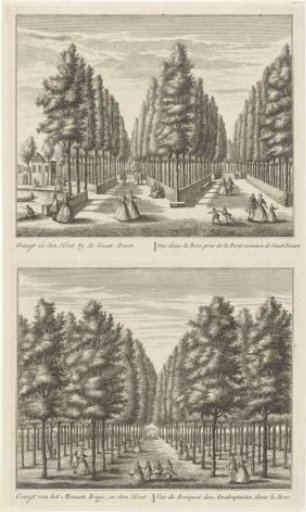 Two Views of the Woods near Alkmaar