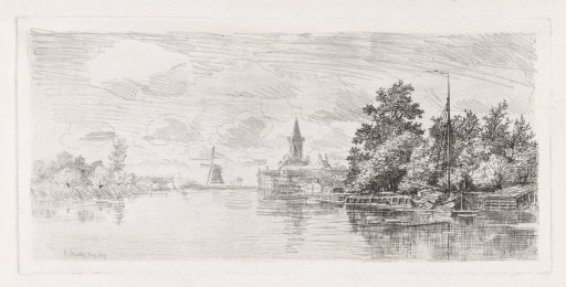 View of the Vecht at Nichtevecht