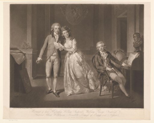 Portrait of the children of William V and Wilhelmina of Prussia