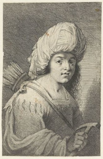 Portrait of a Boy with a Turban, Quiver and Hammer