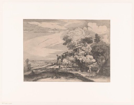 Landscape with fishermen and resting figures