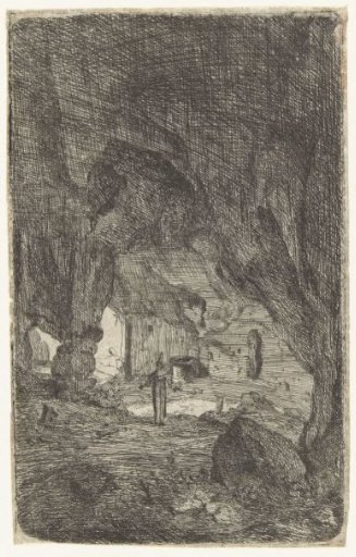 Interior of a grotto