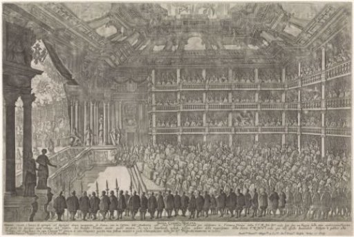 Opera performance for Emperor Leopold I, 1668