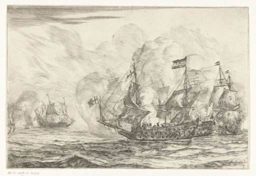 Naval Battle with the Capture of a Ship, 1652 (?)
