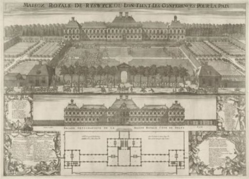 Huis ter Nieuwburg in Rijswijk, Site of the Peace Negotiations in 1697