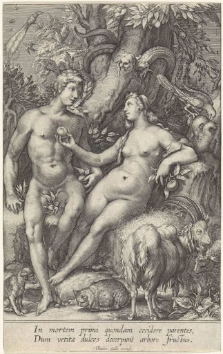 The Fall of Man with a Female Serpent