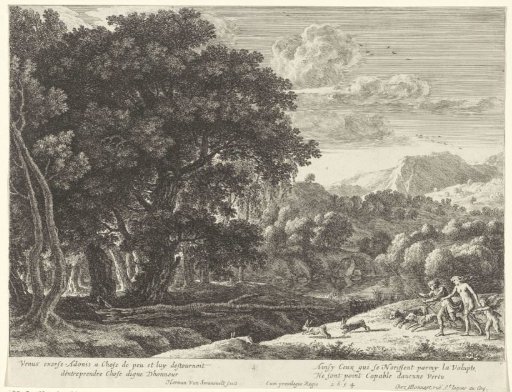 Venus and Adonis on the Hunt