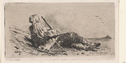 Reclining Hunter