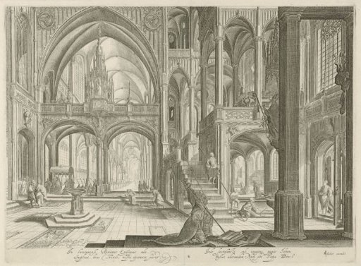 Interior of the St. John Lateran in Rome