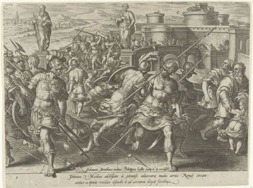 Giovanni de' Medici besieged in Rome
