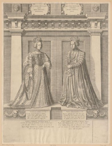 Portrait of Isabella of Portugal and of Anne of Bohemia and Hungary