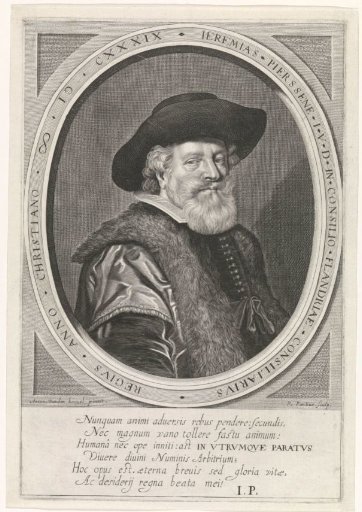 Portrait of Jeremias Pierssene