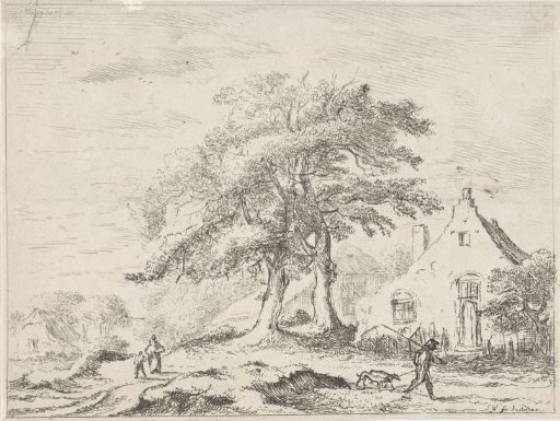Landscape with a hunter