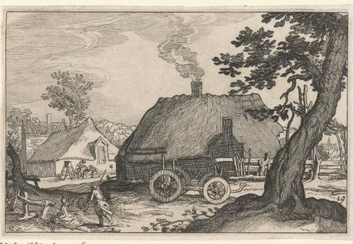 Group of farmhouses
