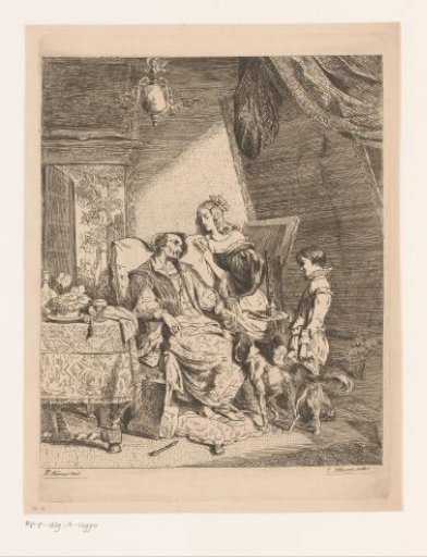 Anthony van Dyck on his Deathbed