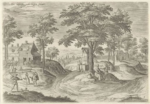 View of the leper hospital of Scheut