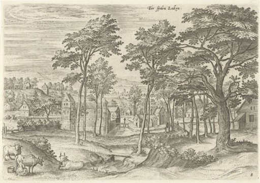 View of a castle in Laken