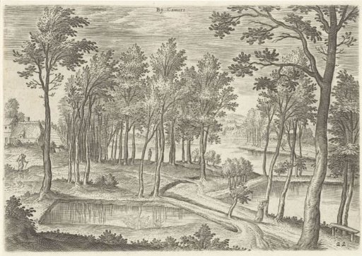 View of the ponds of Ter Kameren