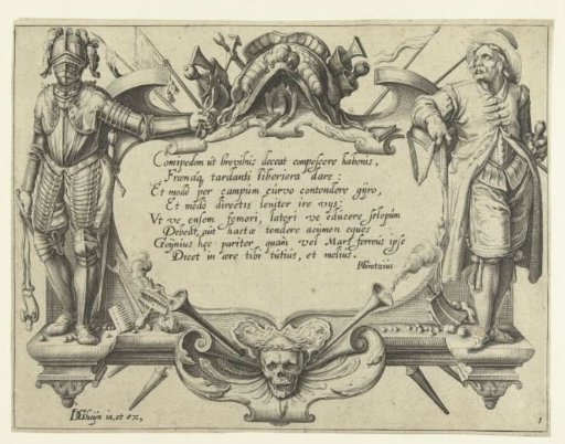 Title Print for the Print Series The Riding School