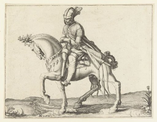 Horseman Drawing His Sword