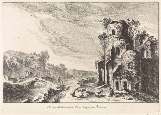 Landscape with a Bridge and a Ruin