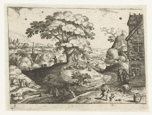 Landscape With A Traveller At An Inn