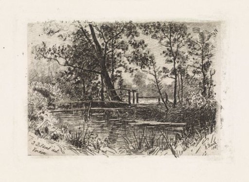 Landscape with ditch