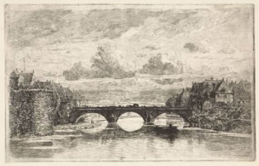 Bridge over the Fulda at Kassel