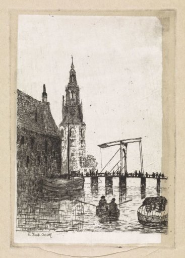 Montelbaanstoren in Amsterdam