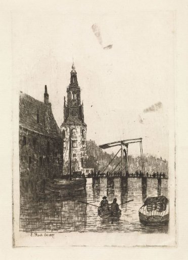 Montelbaanstoren in Amsterdam