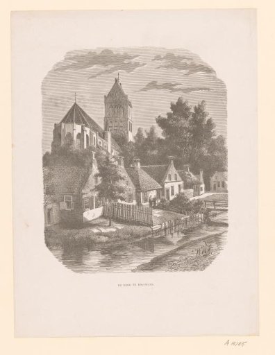 View of the church in Bolsward