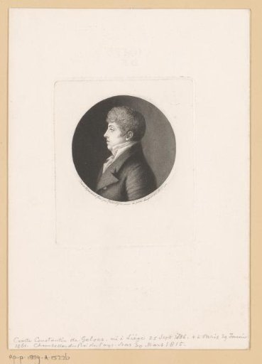 Portrait of Constantin de Geloes d'Eysden