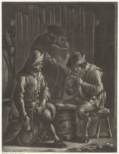 Card Players Around a Cask