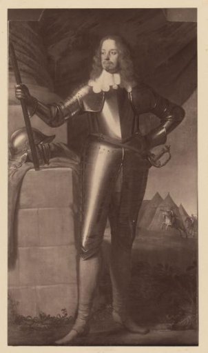 Reproduction of a Painted Portrait of Jacob van Wassenaer Obdam