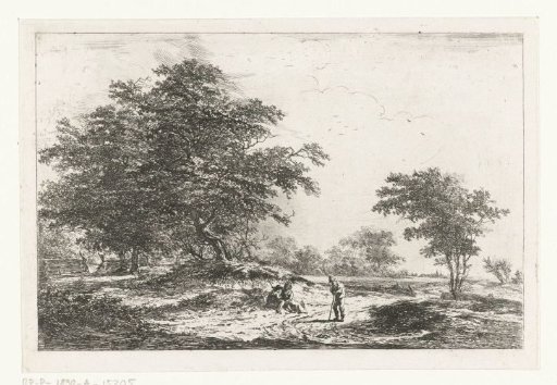 Landscape with resting figures