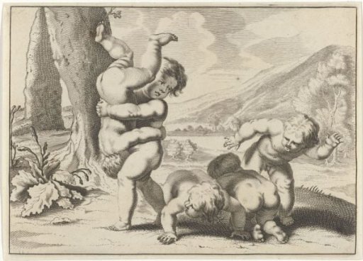 Landscape with Playing Children