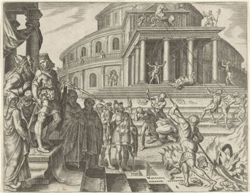 King Josiah Has the Horses and Chariots Dedicated to the Sun Removed